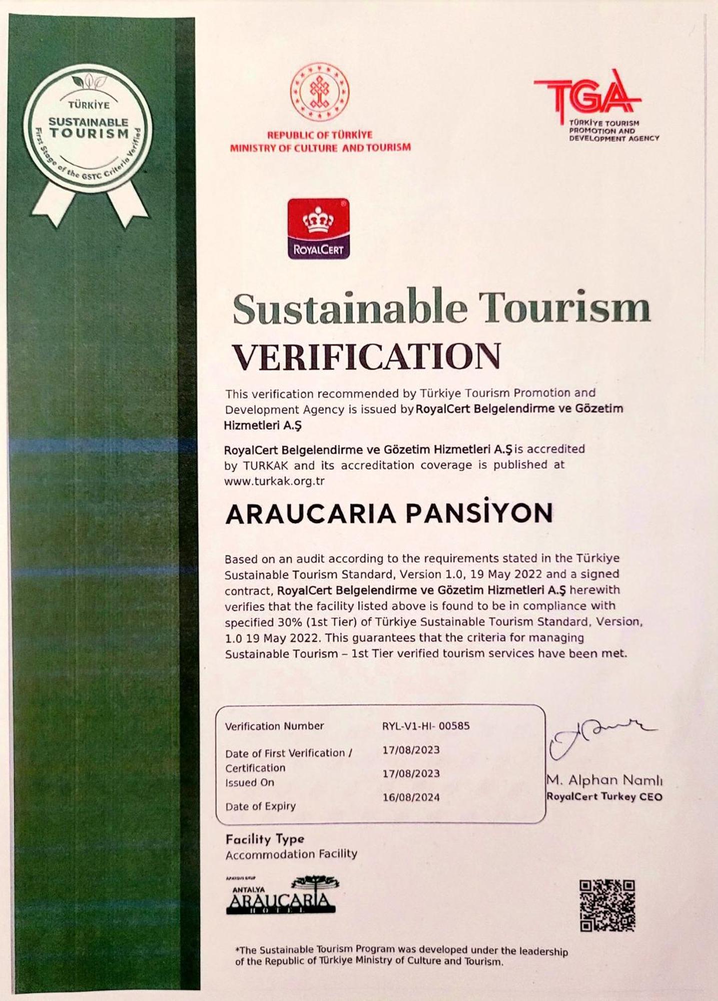 Araucaria Pension Antalya Luaran gambar